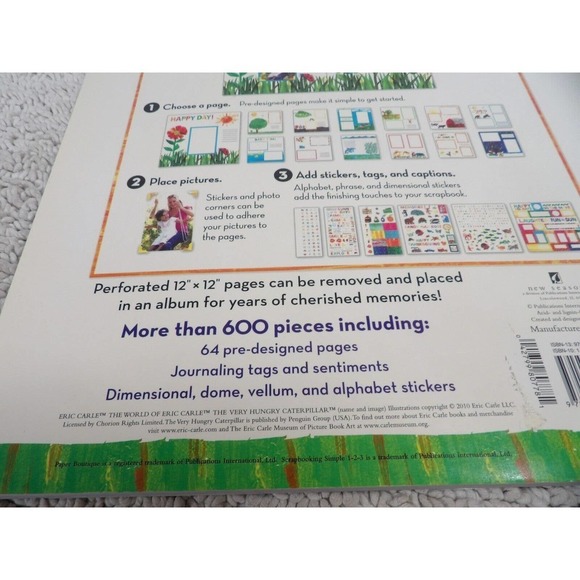 Paper Boutique Alphabet Dimensional Stickers 600 Pieces Deluxe Scrapbook Kit - Picture 10 of 10